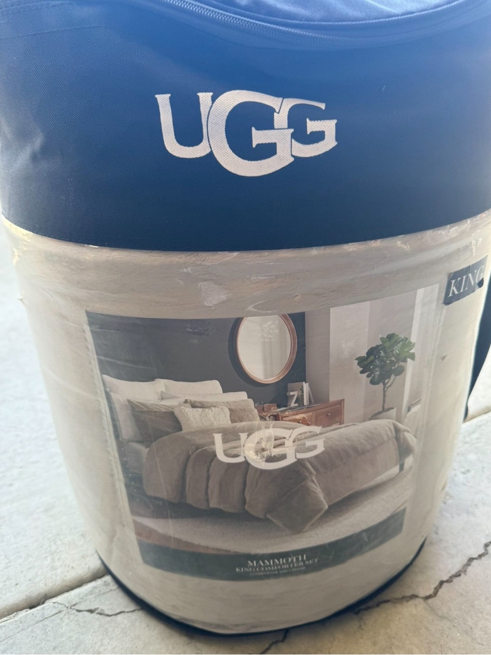 UGG Mammoth Comforter Set in Taupe KING